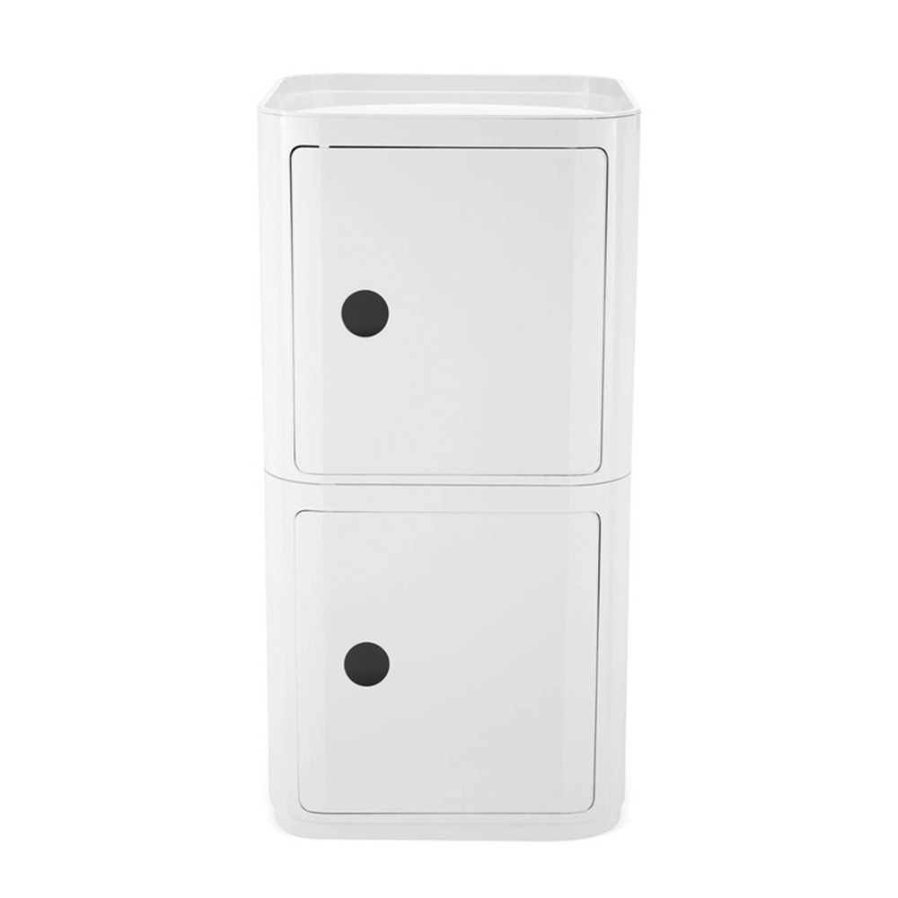 Contenedor cuadrado doble Componibili Classic Big Kartell