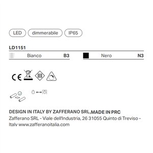 Aplique Super O con brazo Zafferano