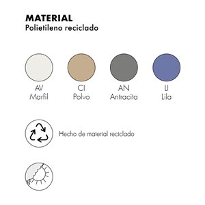 Mesa auxiliar Corteza Kartell