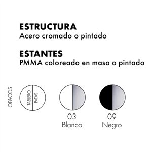 Mesita auxiliar Trays cuadrada Kartell
