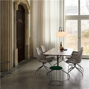 Silla Catch tapizada giratoria &Tradition