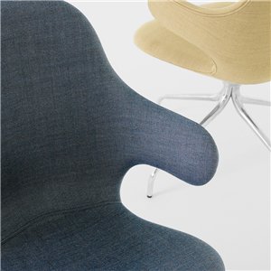 Silla Catch tapizada giratoria &Tradition
