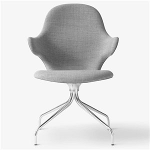 Silla Catch tapizada giratoria &Tradition