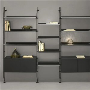 Estantería con puertas Adam Wood Kartell