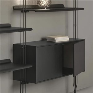 Estantería con puertas Adam Wood Kartell