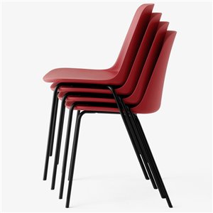 Silla Rely acero apilable &Tradition
