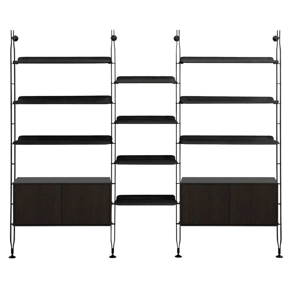 Estantería con puertas Adam Wood Kartell