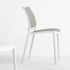 Silla Gas Blanca en polipropileno de Stua. Silla excelenete para oficina.