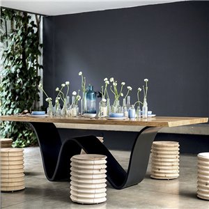 Mesa rectangular Bree e Onda Riva1920