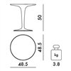 Mesa auxiliar Tip Top kids Kartell