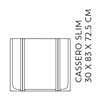 Macetero Cassero Slim Serralunga