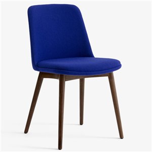Silla Rely madera tapizada &Tradition