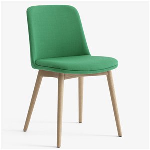 Silla Rely madera tapizada &Tradition