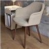 Sillón Rely madera tapizada &Tradition