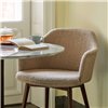 Sillón Rely madera tapizada &Tradition