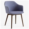Sillón Rely madera tapizada &Tradition