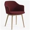 Sillón Rely madera tapizada &Tradition