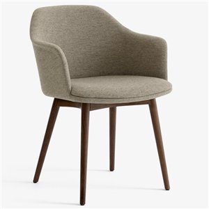 Sillón Rely madera tapizada &Tradition