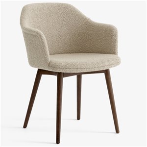 Sillón Rely madera tapizada &Tradition