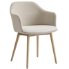 Sillón Rely madera tapizado doble &Tradition