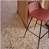 Taburete Rely respaldo bajo &Tradition