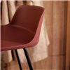 Taburete Rely respaldo bajo &Tradition