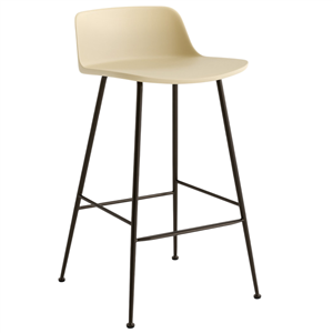 Taburete Rely respaldo bajo &Tradition