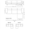 Sofá Inland Chaise longue &Tradition
