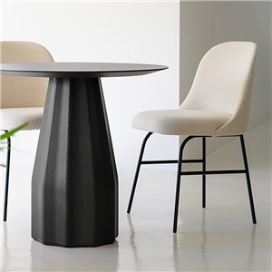 Silla Aleta base metálica Viccarbe