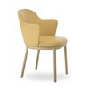 Silla Aleta base madera Viccarbe