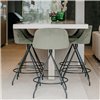 Taburete Aleta counter giratorio Viccarbe
