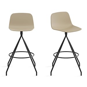 Taburete Maarten base giratoria Viccarbe