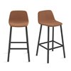 Taburete Maarten tapizado base cuatro patas madera Viccarbe