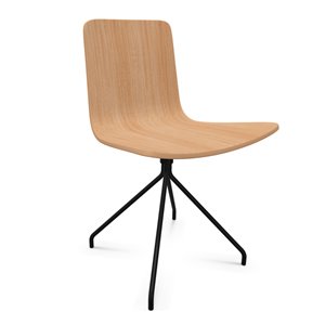 Silla Klip base giratoria Viccarbe