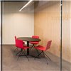 Silla Klip tapizada base giratoria Viccarbe