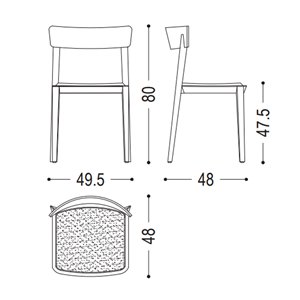 Silla Mia Leather Riva1920