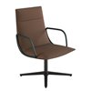 Butaca Noha Lounge executive brazos tapizados Viccarbe