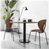 Silla Globus Madera Nogal Stua - Negro