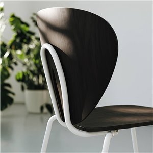 Silla Globus Madera Gris Stua - Gris blanco