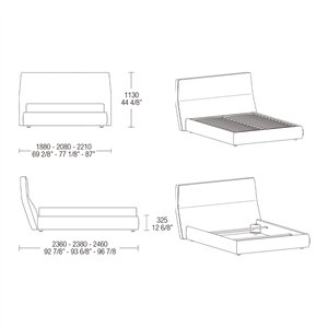 Cama fija Cosy MisuraEmme