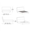 Cama fija Cosy MisuraEmme