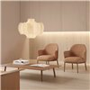 Butaca Aleta Lounge base madera Viccarbe