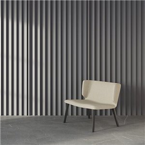 Butaca Wrapp base madera Viccarbe