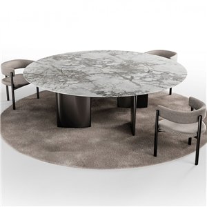 Mesa fija Ala redonda MisuraEmme