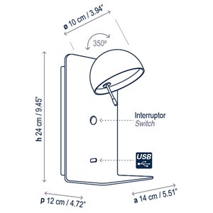 Aplique Beddy A/02 Bover