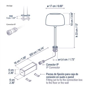 Lámpara sobremesa Bol Bover