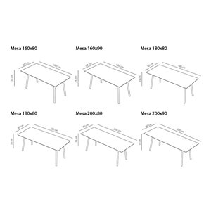 Mesa Maarten rectangular Viccarbe