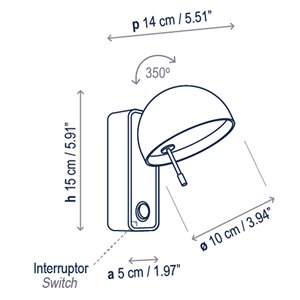 Aplique Beddy A/01 Bover