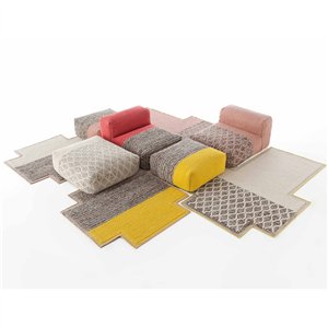 Puff Mangas Space Square Plait Amarillo GAN