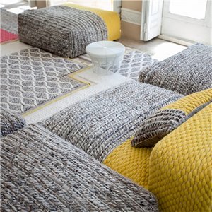 Puff Mangas Space Square Plait Amarillo GAN